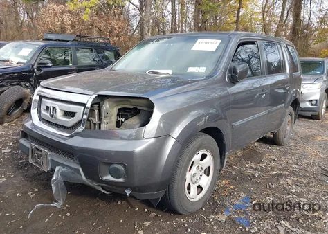 2011 Honda Pilot Lx from USA, damaged, VIN 5FNYF4H29BB001635